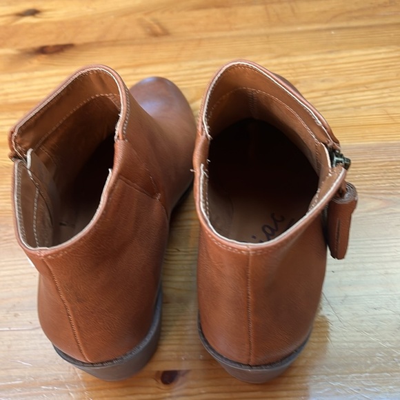 Zodiac Shoes Val Tan Western Ankle Boots new in original box size 9 1/2 M - Picture 5 of 12